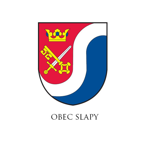 Obec Slapy - logo